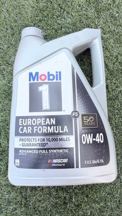 Mobil 1 motor oil  Synthetic 0W-40