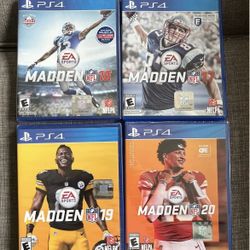 Madden 16 , 17 , 19 , 20 - Brand New Sealed 