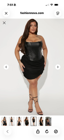 Fashion nova black dress