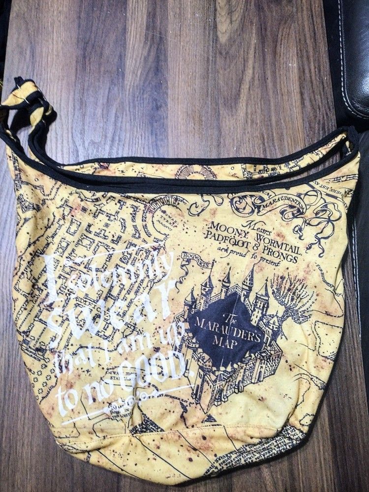 Universal Harry Potter Marauders Map Sling Shoulder Bag