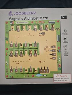 Joodbeery Magnetic Alphabet Maze, New - Black Friday Deal!!!