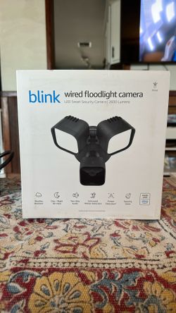 Blink Wired Flood Light New