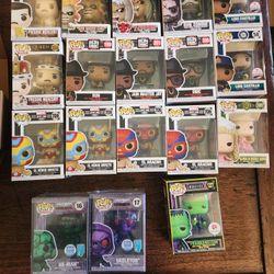 Random 18 Funko Pop Lot Music Comic Wicked
