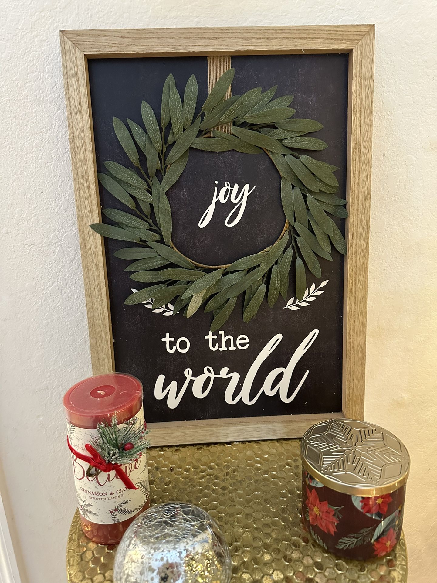 Christmas Wall Art / Cuadro Decorativo De Navidad