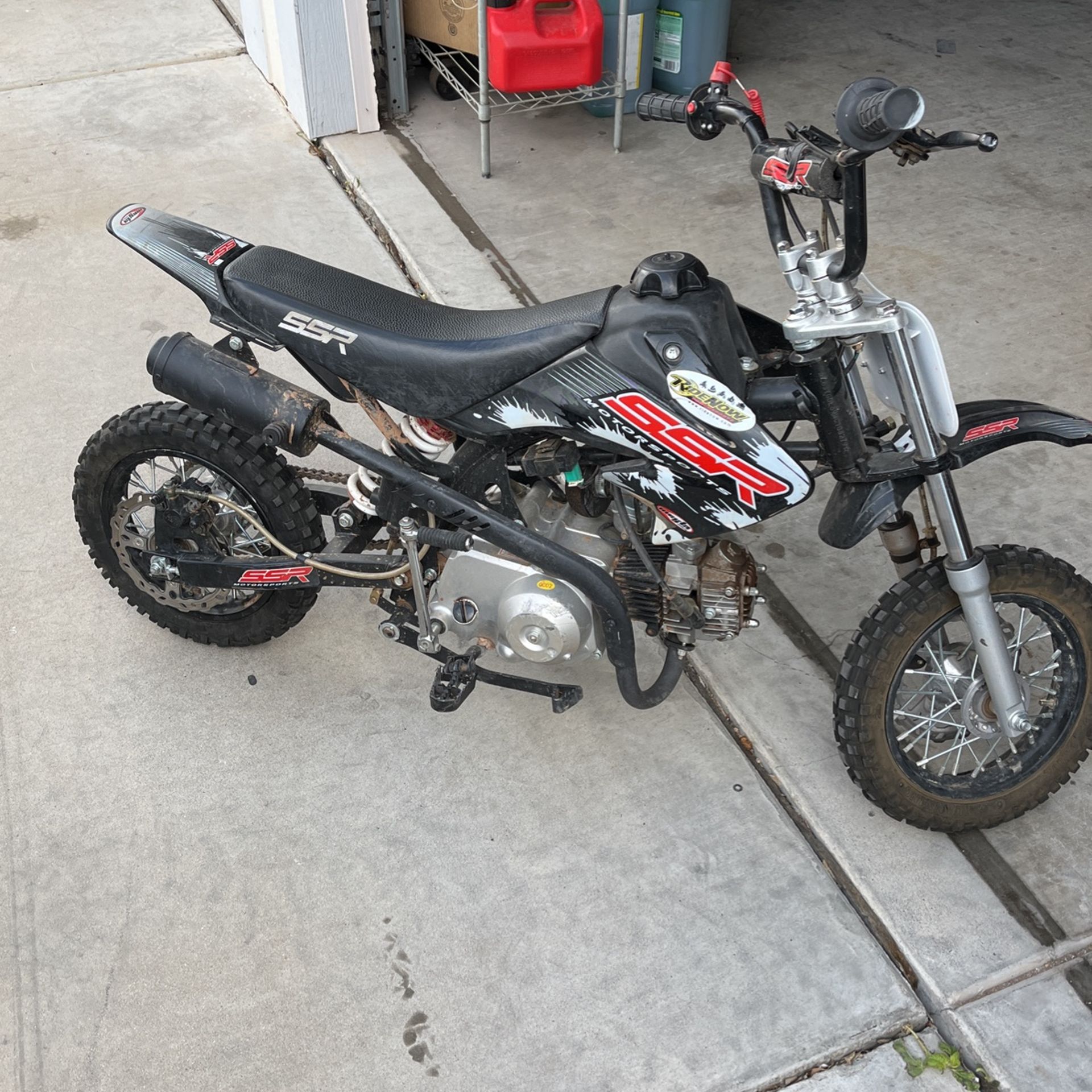 2022 SSR 80cc Semi auto Dirt bike