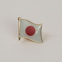 Japanese Flag Lapel Pin Brooch