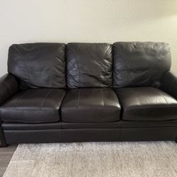 Leather Couch And Recliner Chair