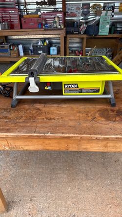 New tile cutter