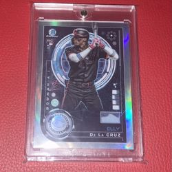 Elly De La Cruz RARE ROOKIE REFRACTOR INVESTMENT CARD CINCINNATI REDS SSP BOWMAN CHROME ROY ICE BLUE MINT