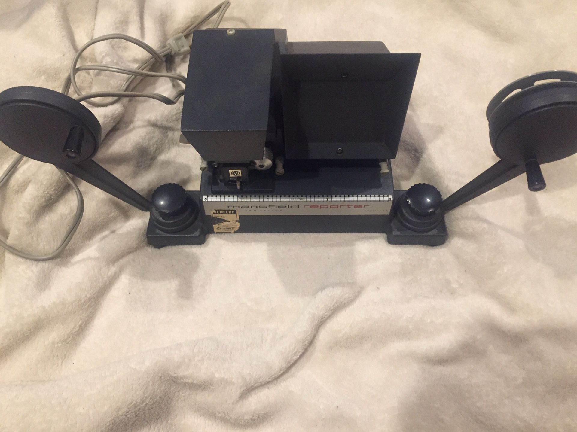 Vintage Mansfield Reporter 8MM Manual Editor”Great Condition”