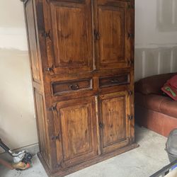 Solid Wood Armoire 