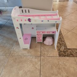 American Girl Doll Bed And Desk