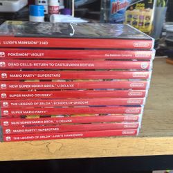 Nintendo Switch Games New $42 Each 