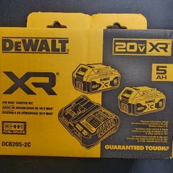 Dewalt 20v Max XR Battery Starter Kit 