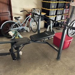 Weight Bench And Rack
