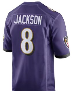 Lamar Jackson Baltimore Ravens Nike Game Jersey - Purple