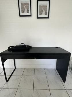 Desk Black And Brown