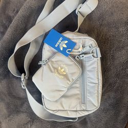 New with tags, Adidas light blue waist bag, Crossbody bag purse set with coin purse