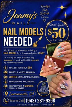 Nail Models Needed