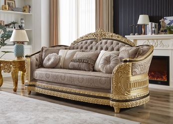 Palais Doré Gold Sofa / HD-S9021