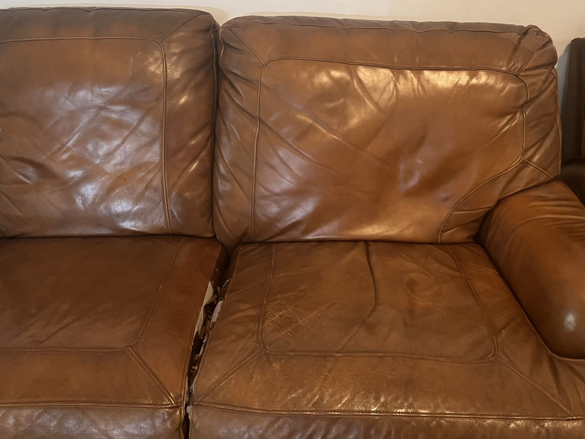 Brown Leather Couches 3