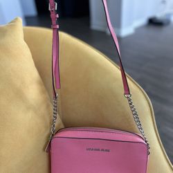 Micheal Kors Ginny Pink Crossbody Bag