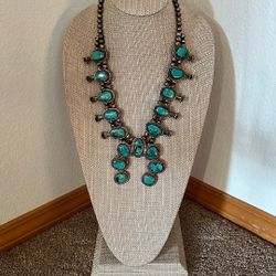 Large Turquoise Necklace 