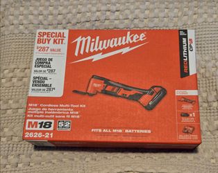 Milwaukee M18 Cordless Multi Tool Kit 2626-21