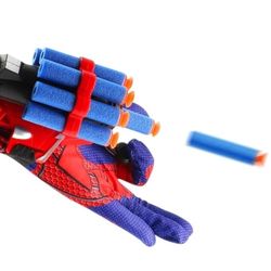 Spider Web Gloves Shooters Costume Toy for Kids Girl Boys Cosplay Launcher Action Figure