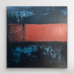 Original Art- Abstract Art- Red/White/Blue- Red With Hope