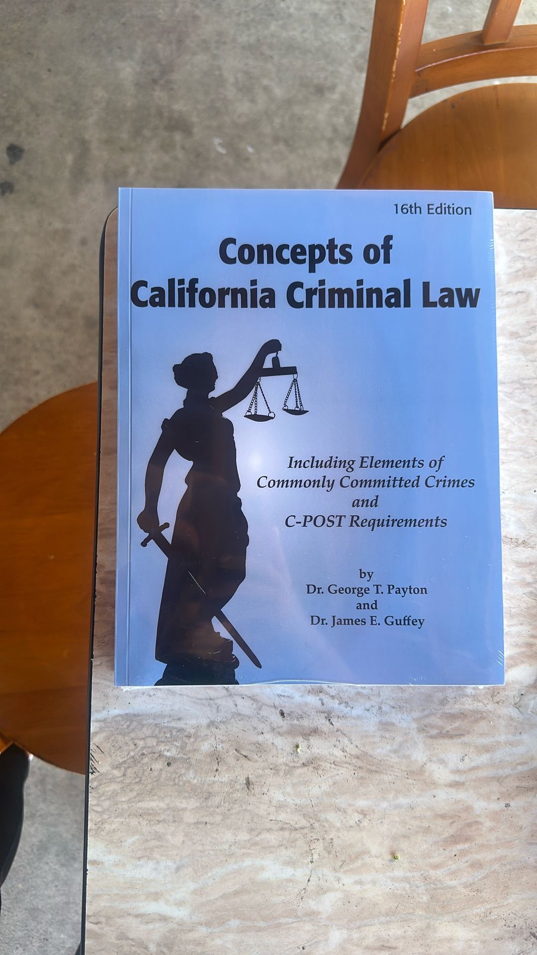 Concepts Of California Criminal Law