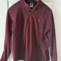 The North Face Cranberry Fleece Pullover 1/4 Zip Size XL Pullover