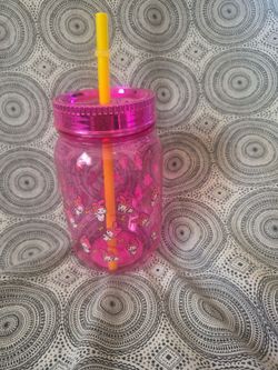 My Melody Clear Cup W Straw