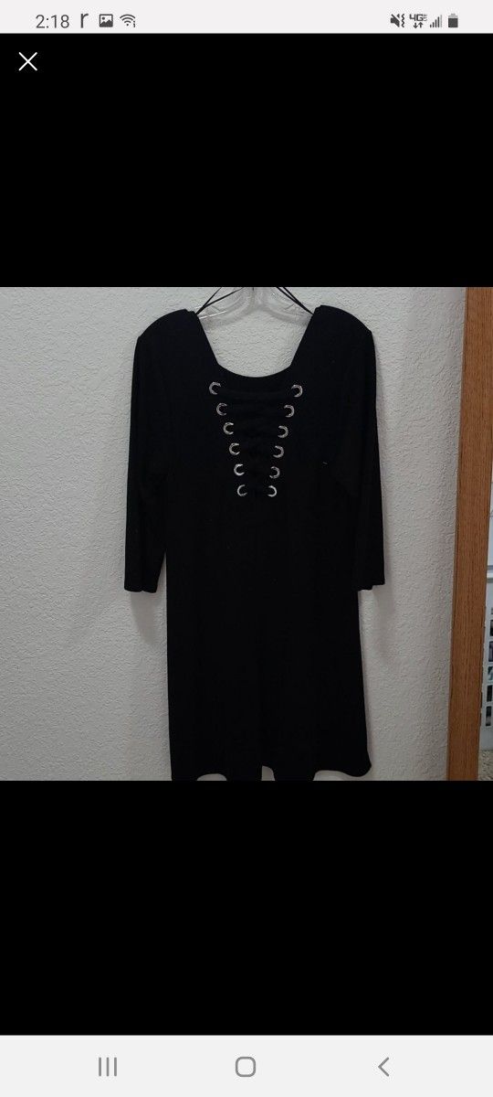 3/4 Sleeve Soft Knit Dress