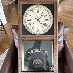 Antique Regulator Clock
