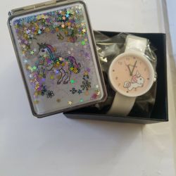 Kids Watch and Mirror Set