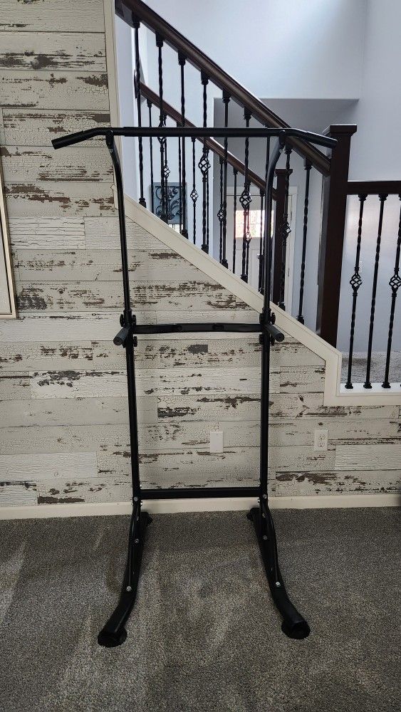 Sorges Power Tower Dip Station Pull Up Bar Home Gym 