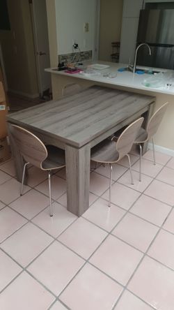 Dining table with 4 chairs