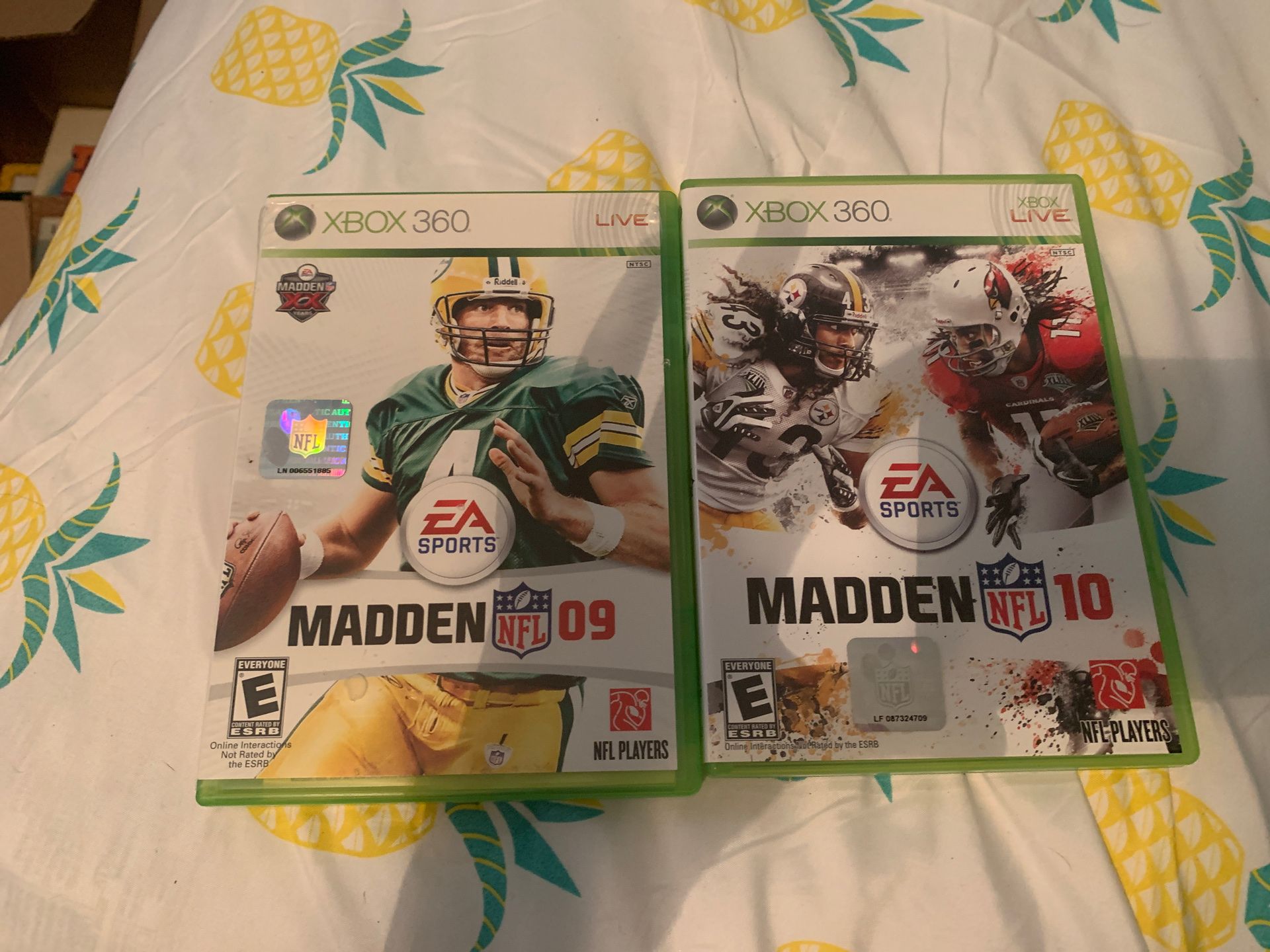 Madden 9&10 on Xbox 360