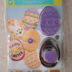 Wilton Push 'N Print Cookie Making Set for Easter-themed cookies