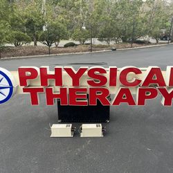 Retail Space Physical Therapy Sign 