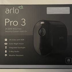 ARLO PRO 3 Camera PRO3 Camera 2k QHD HDR 