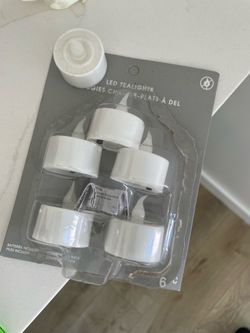 LED Tealights 6pc