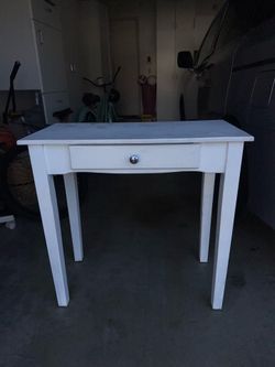 White Vanity desk