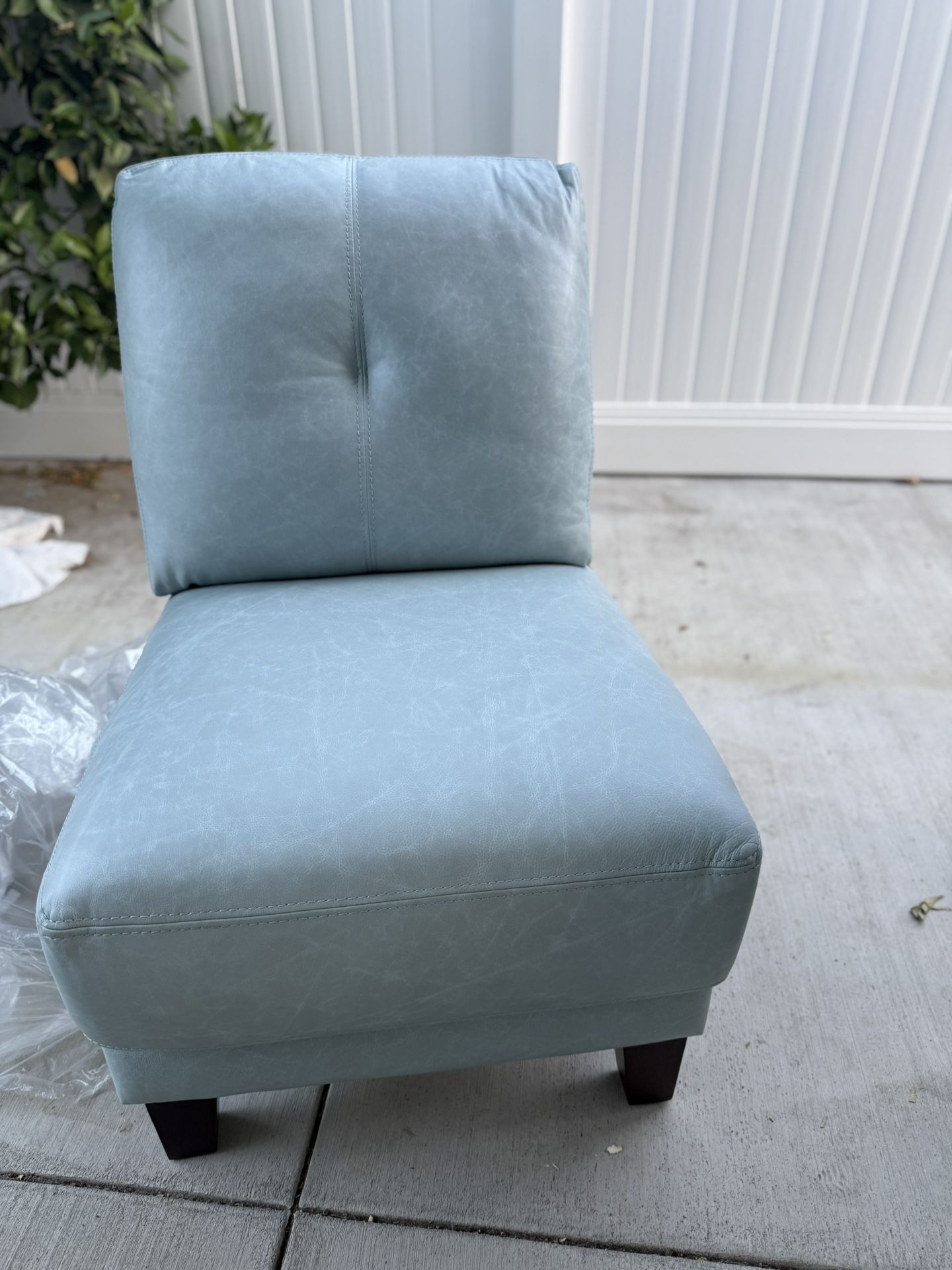 One Piece Turquoise Sofa Chair