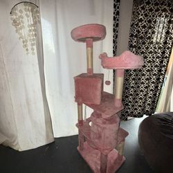 CAT   TOWER   PINK   6 FT.