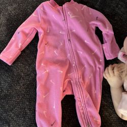 Fleece Zipper Onesies Nike 