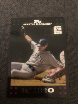 ICHIRO SEATTLE MARINERS INSERT
