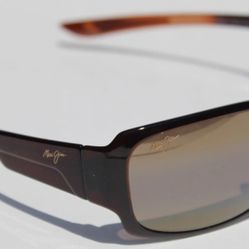MAUI JIM Bamboo Forest POLARIZED Sunglasses H415-26B Rootbeer/Bronze Japan