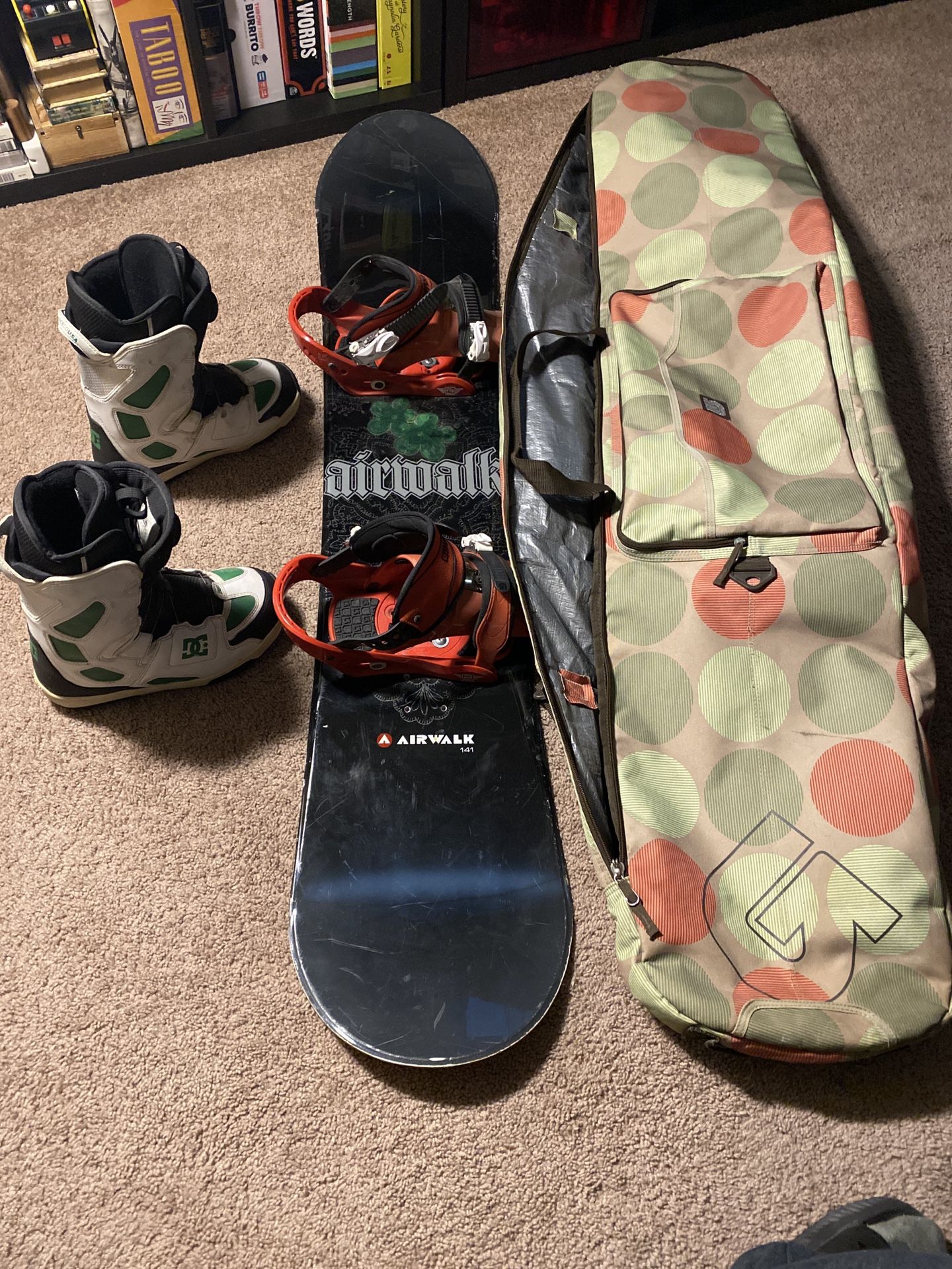 Snowboard Bundle. 125.00